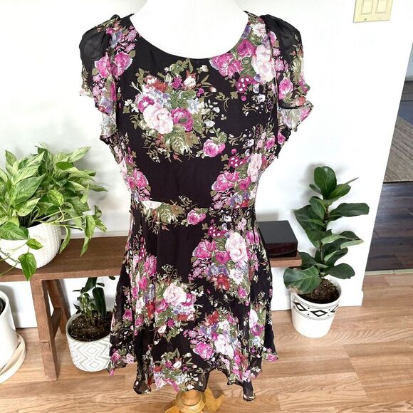 LoveShackFancy Garner Midnight Muse Mini Dress Size 8 NEW $425 - Picture 2 of 8